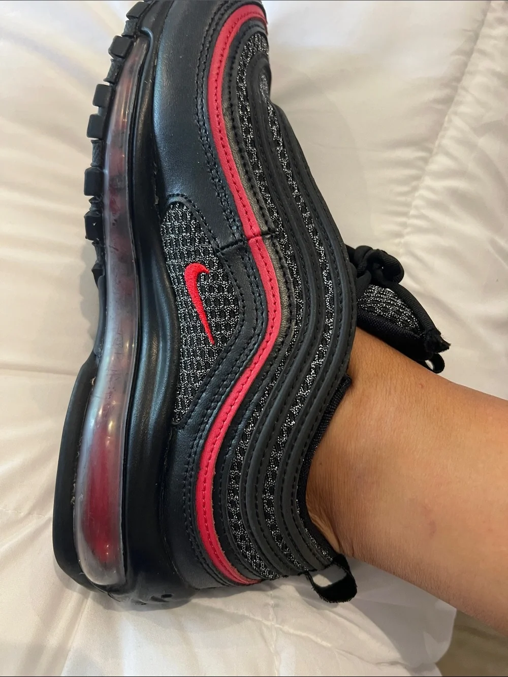 Nike Air Max 97 Black and Red Accents